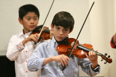 Violin Choir 3 students