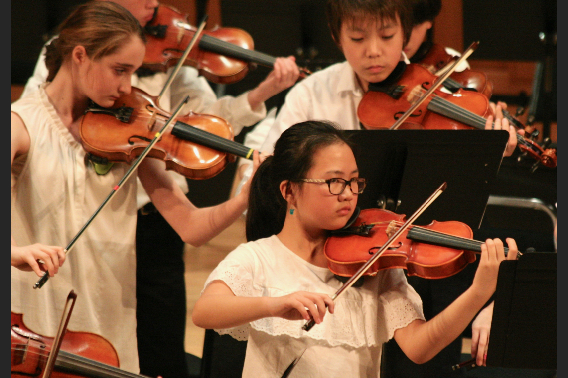 CSO Violinists, photo credit Laura Branan